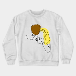 Mono line drawing - couple Crewneck Sweatshirt